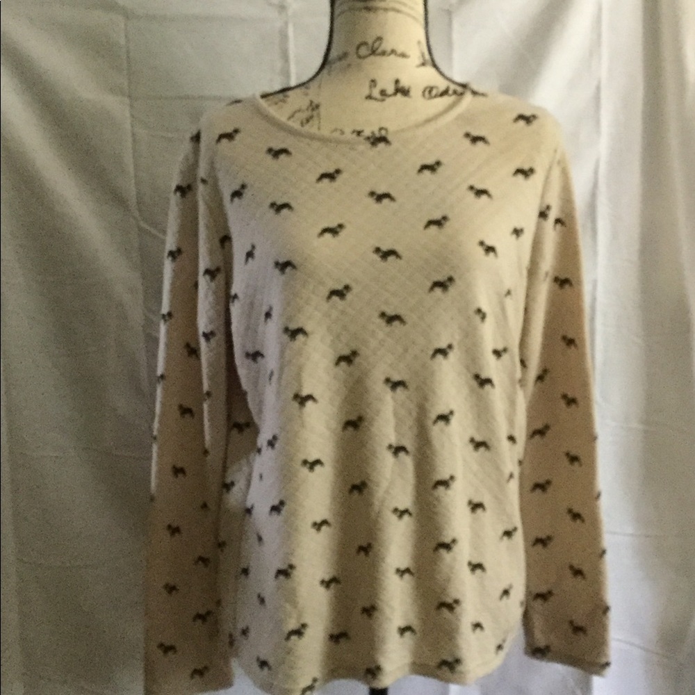 Bulldog long sleeve top